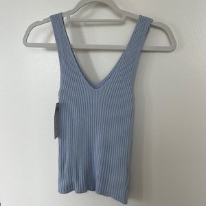 Brandy Melville blue knit tank